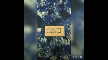 Squid game invitation card.super easy crafting.