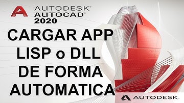Tutorial para cargar lisp, fas, dll  en autocad  al iniciar el programa de forma automática