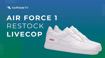 Supreme SS22 Supreme/AF1 Live Cop with SwiftSole V3! (4 AF1S)