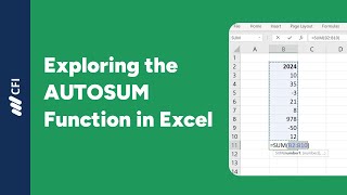 AUTOSUM Function in Excel | Corporate Finance Institute by Corporate Finance Institute 606 views 4 weeks ago 58 seconds