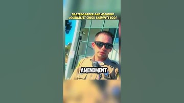 Skateboarder and Aspiring Journalist Check Sheriff S Ego!