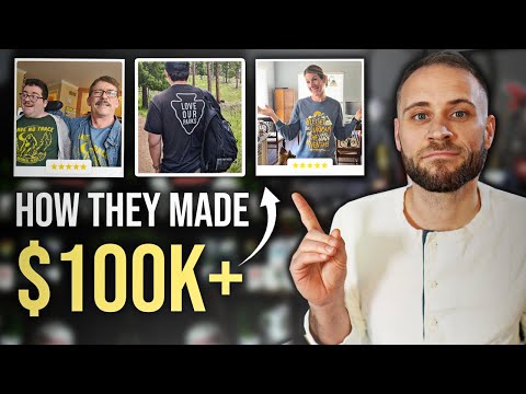 How A SIMPLE T-Shirt Store Did $100,000 (No Etsy)