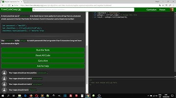 Regular Expressions Positive and Negative Lookahead