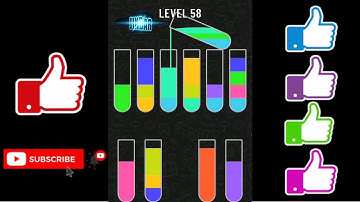 Water Sort Puzzle Level 58