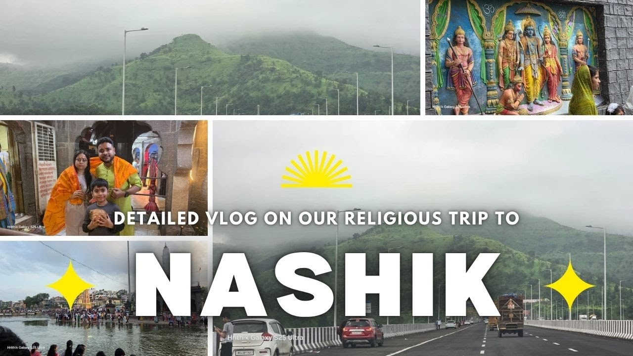 Mumbai to Nashik Road Trip via Samruddhi Mahamarg | Scenic Views & Godavari Aarti Experience 🇮🇳