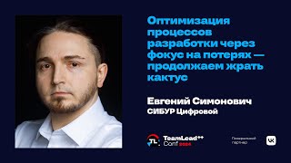 видео: Оптимизация процессов разработки через фокус на потерях — продолжаем жрать кактус/ Евгений Симонович картинка: Оптимизация процессов разработки через фокус на потерях — продолжаем жрать кактус/ Евгений Симонович