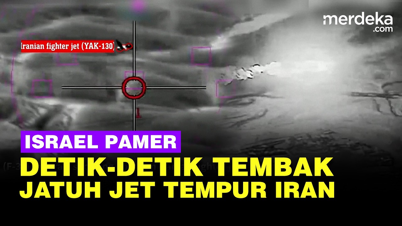 Israel Pamer Detik-Detik Tembak Jatuh Jet Tempur Iran, Sempat Tembak Menembak di Langit Teheran