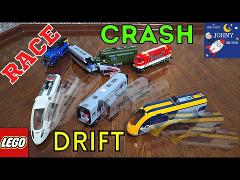 TRAIN WRECK2 ヨーヨー SPYY LEGO TRAINS DRIFT RACE AND CRASH - YouTube