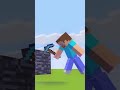 When you decide to break bedrock in Minecraft Animation.(youtube shorts)
