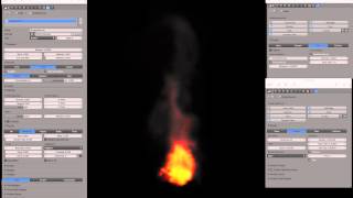 Blender 3D fire Simulation particle life 1 dissolve 5