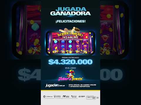 ¡SE LLEVÓ MÁS DE $4.000.000! 🥳 | #Jugadon #CasinoOnline #ApuestasDeportivas #Slots #Joker #Jewells