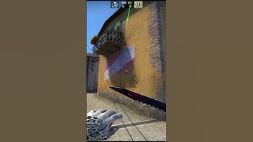 Porch smoke for fast Arch control on Inferno  #csgo #csgotips #shorts