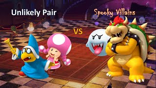 Mario Tennis Aces - Kamek And Toadette Vs Bowser And Boo Unlikely Pair Vs Spooky Villains
