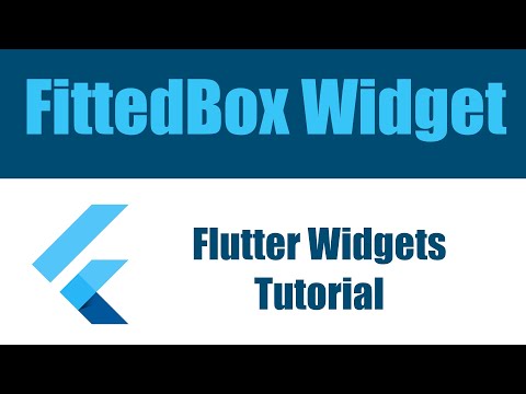 Flutter Widgets Tutorial -  FittedBox Widget شرح