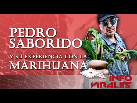 Pedro Saborido y su experiencia con la marihuana