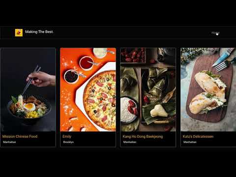 React.js Restaurant listing App Project