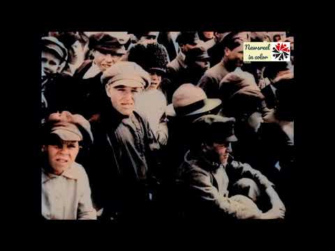 Торжественное открытие Каширской электростанции. 4 июня 1922 года. Митинг и концерт. Кино-правда №2.