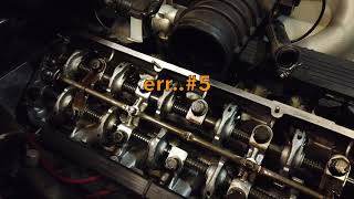 BMW e34 535i M30 Valve Clearance Adjustment