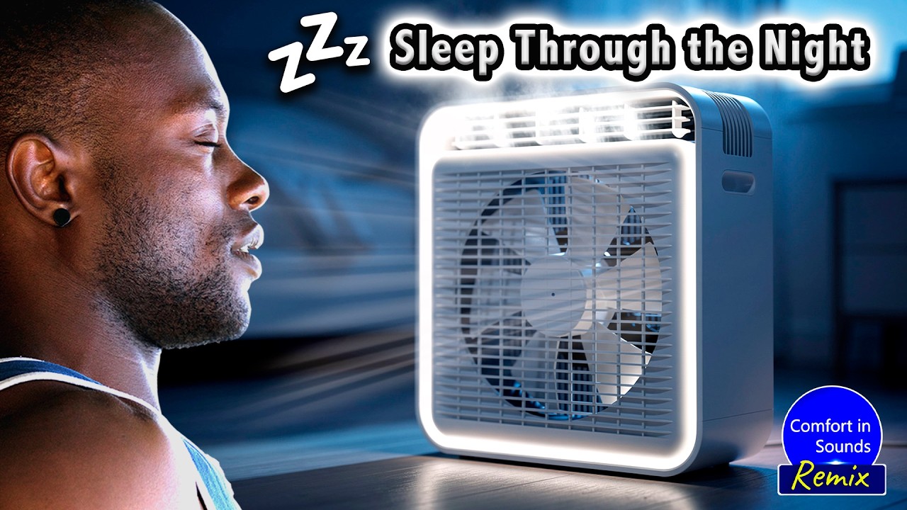 Белый шум для сна | Звуки портативного кондиционера для борьбы с бессонницей, стрессом и тревогой