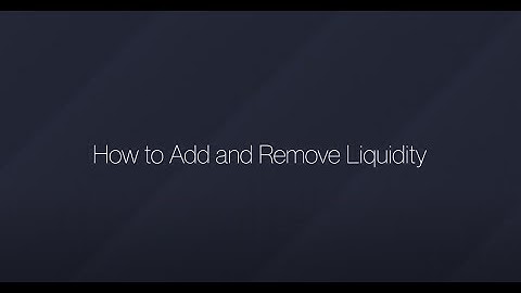 How to Add and Remove Liquidity on Pact