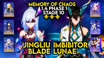 Jingliu Blade & Hypercarry Dan Heng IL | Memory of Chaos Stage 10 - 3 Stars | Honkai Star Rail 1.4