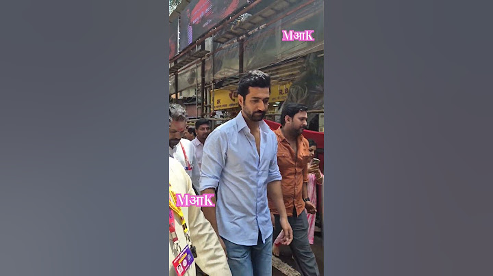 #vickykaushal at lalbaug Cha Raja Darshan #festival #video