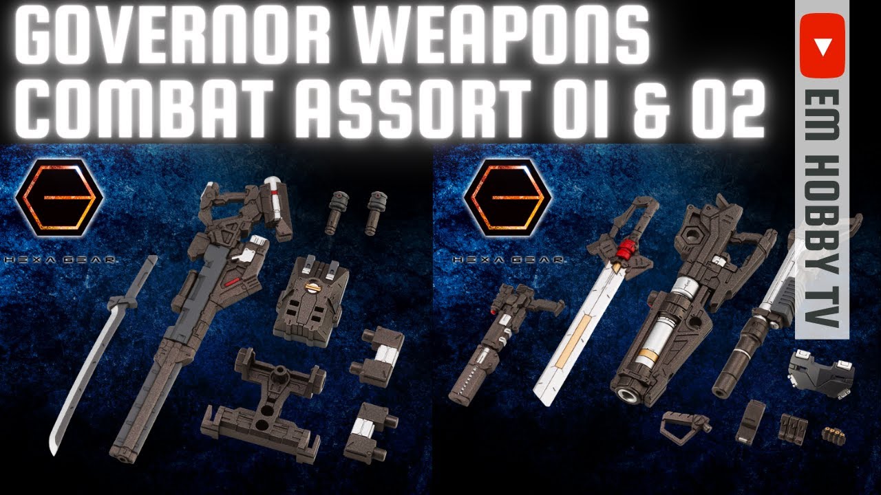 Hexa Gear Governor Weapons Combat Assort 01 02 - YouTube