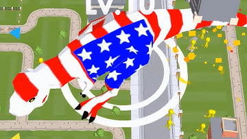 Dinosaur Rampage 6 Part 10 ️🥁🌟 BIG UPDATE!!! All Levels Gameplay Android,iOS