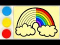 Cute rainbow sand painting for kids and toddlers || ABCD rhymes song for kids and toddlers