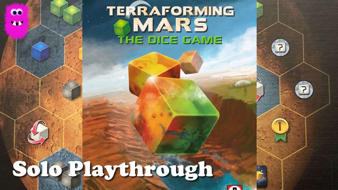 Terraforming Mars The Dice Game, Solo Playthrough YouTube