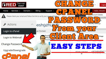 How to change cPanel password from your Client Area? [STEP BY STEP]☑️