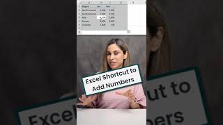 EASIEST Way to ADD Numbers in Excel (the shortcut you need) #shorts screenshot 4