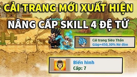 Ngọc Rồng Online - Admin Hé Lộ Cải Trang Mới Siêu Hot Và Sẽ Bán Sách Nâng Cấp Skill 4 Cho Đệ Tử