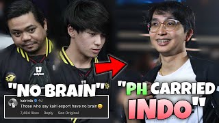KAIRI & COACH YEB RESPONDED TO PEOPLE SAYING PH CARRIED INDO… 🤯
