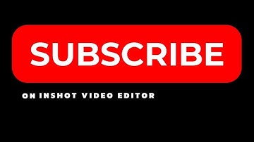 How to add subscribe button on inshot
