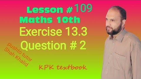 Exercise 13.3 , Q.2 ,draw circle.  practical geometry, Class 10 Maths, Pushto Tutor online, Lec 109