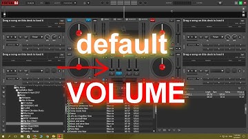 Start Virtual DJ 8 default volume level at zero TUTORIAL