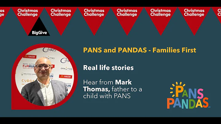 PANS PANDAS UK Big Give Christmas Challenge - Mark's story