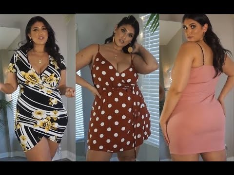 2018 PLUS SIZE DRESS  Fashion Show and 2018 Best Models