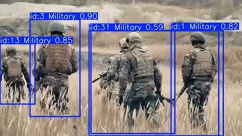 Military Tracked Video | YOLO v11 Small Object Detection Demo