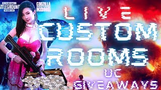 PUBG MOBILE LIVE CUSTOM ROOMS UC GIVEAWAYS | FACE CAM | PAKISTAN/INDIA | GTA 5 ROLEPLAY