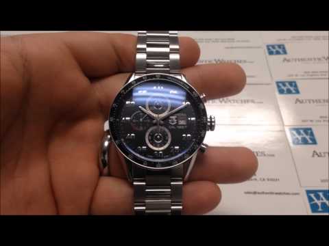  - Instructions for the TAG Heuer Carrera Automatic  Chronograph Date - YouTube