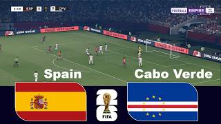 Spain 🇪🇸 vs Cape Verde 🇨🇻 | FIFA World Cup 2026 Group H Clash | PES 2021 Simulation