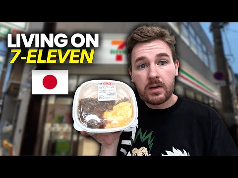 LIVING ON 7-ELEVEN for 24 Hours Japan
