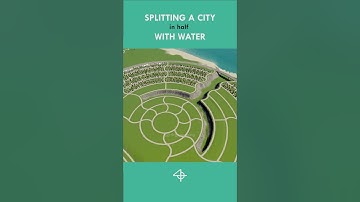 SPLITTING a City in Half WITH WATER in Cities: Skylines