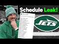 Jets 2024 Schedule LEAKED