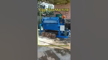 1000-1500PCS/H Egg Tray Machine - Paper Tray Making Machine for Sale #eggtraymachine