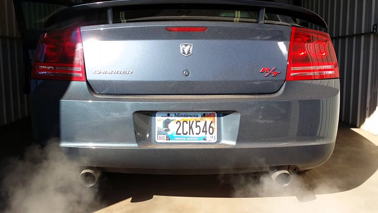 2007 Dodge Charger R/T - SLP Loudmouth II Exhaust - YouTube