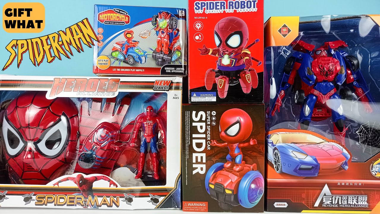 My Spiderman Toys ADVANCED Collection 【 GiftWhat 】 - YouTube