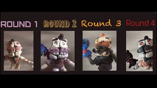 FNAF Another Round Stop Motion Clay song by @APAngryPiggy  and @Flint4K Full  animation